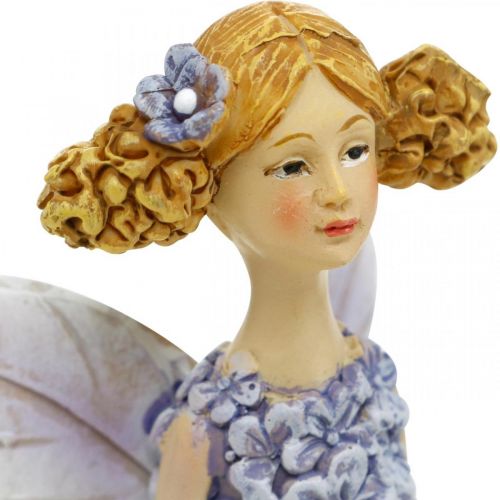 Floristik24 Blomsterälvor, vårdekoration, blomtomtar violett H19/19,5cm set om 2