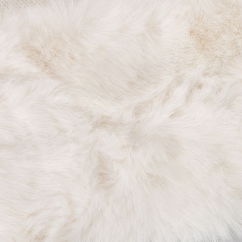 Vitt fluffigt dekorband, fuskpälsrulle, 10x140cm, 3 stycken | Floristik24.se