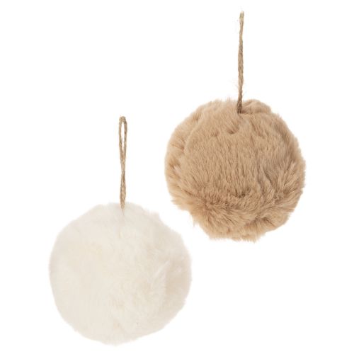 Dekorativ pom-pom-bollprydnad för julgranar, 10 cm köpa | Floristik24.se
