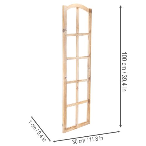 Träfönsterram som väggdekoration 100 cm | Floristik24.se