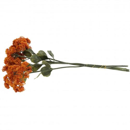 Artikel Stonecrop Orange Sedum Stonecrop konstgjorda blommor H48cm 4st