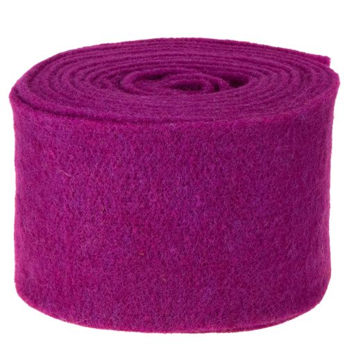 Artikel Filtband i ull, fuchsia, 15 cm x 5 m, för dekoration och pyssel