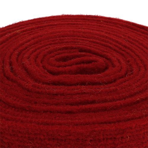 Artikel Filtband mörkrött 7,5cm 5m
