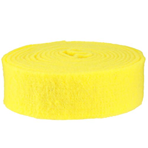 Artikel Filtband gul dekorationsband filt 7,5cm 5m
