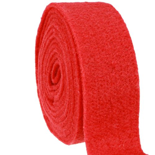 Floristik24 Filtband rött 7,5cm 5m