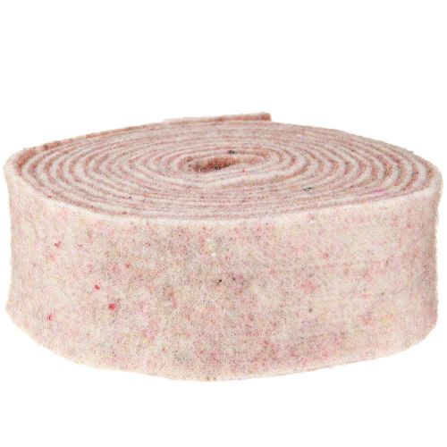 Artikel Filtband ull band dekorativt tyg brun beige ullfilt 7,5cm 5m