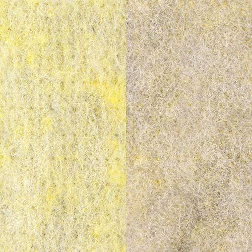 Artikel Filtband ull band kruka band dekorationsband grå gul 15cm 5m