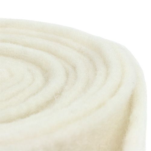 Floristik24 Filtband 15cm x 5m vitt