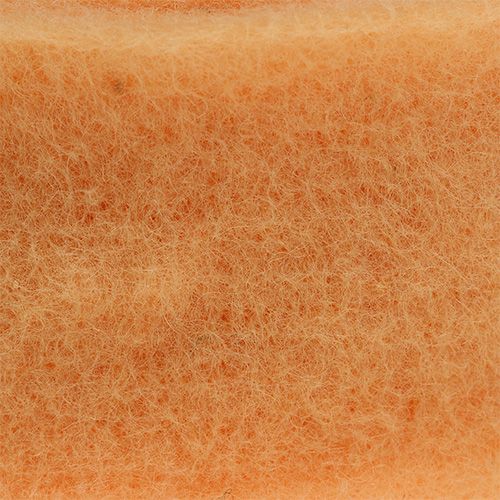 Floristik24 Filtband 7,5cm 5m ljusorange