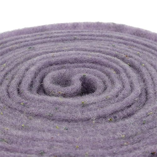 Artikel Filtband Emotion med lavendelblommor 15cm x 5m lila