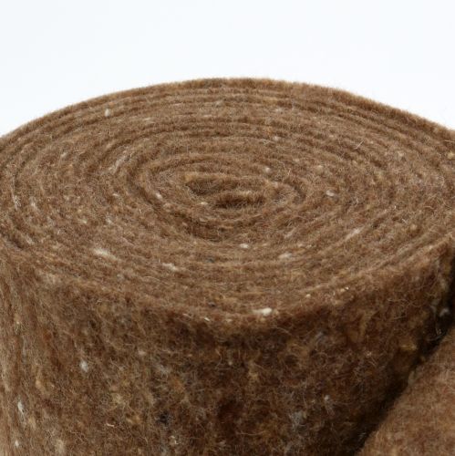 Floristik24 Filtband, kruktejp brun 15cm 5m