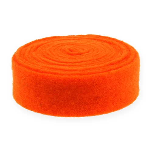 Floristik24 Filtband orange 7,5cm 5m