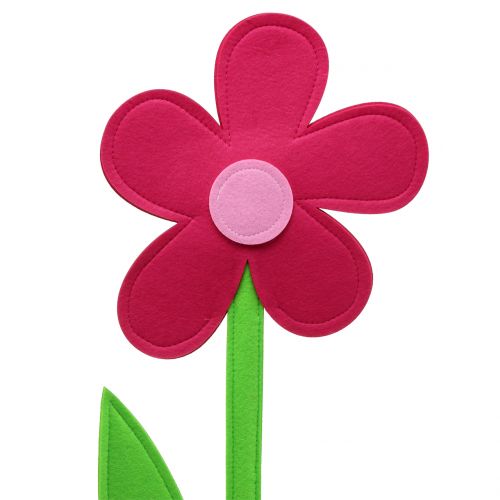 Floristik24 Filtblomma rosa 120cm
