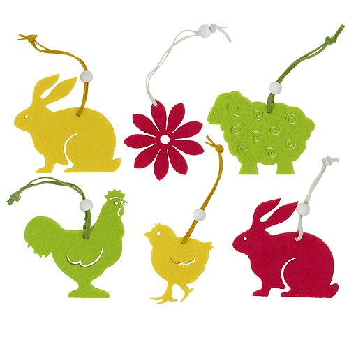 Floristik24 Filt hanger sortiment 24st