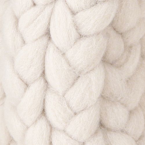 Artikel Filtkrans dekorativ krans för upphängning av flätad beige Ø25cm