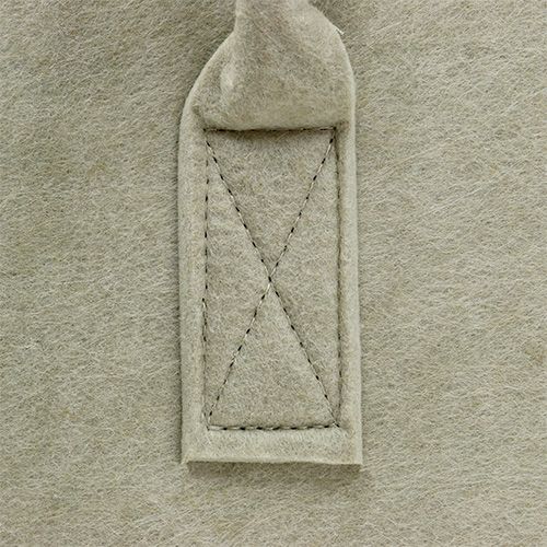 Floristik24 Filtväska 39x25x22cm grädde