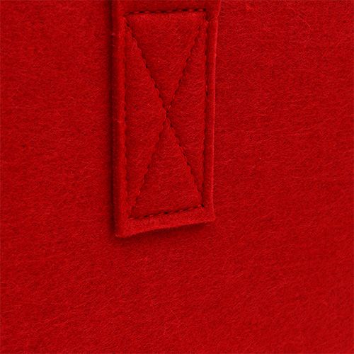 Floristik24 Filtpåse 39x25x22cm röd