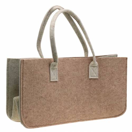 Floristik24 Filtväska ljusbrun 50 × 25 × 25cm