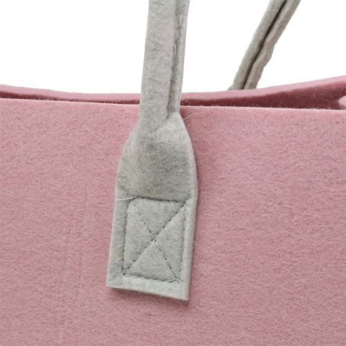 Filt väska rosa 50 cm x 25 cm x 25 cm