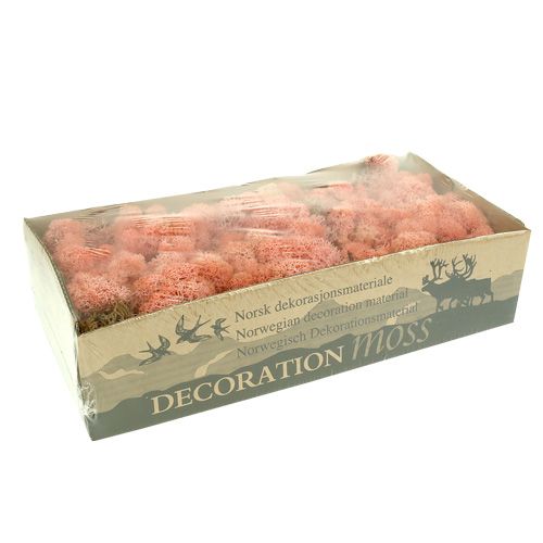 Artikel Dekorativ mossa Islandsmossa rosa 400g