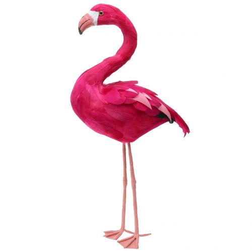 Floristik24 Dekorativ fågel Flamingo Pink H46cm