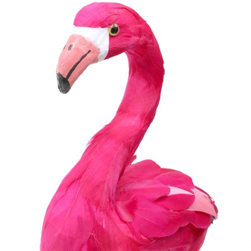 Floristik24 Dekorativ fågel Flamingo Pink H46cm