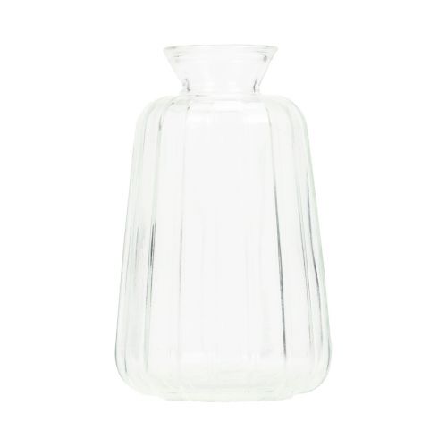 Artikel Dekorativa flaskor ljusstake minivaser glas H11cm 6 st