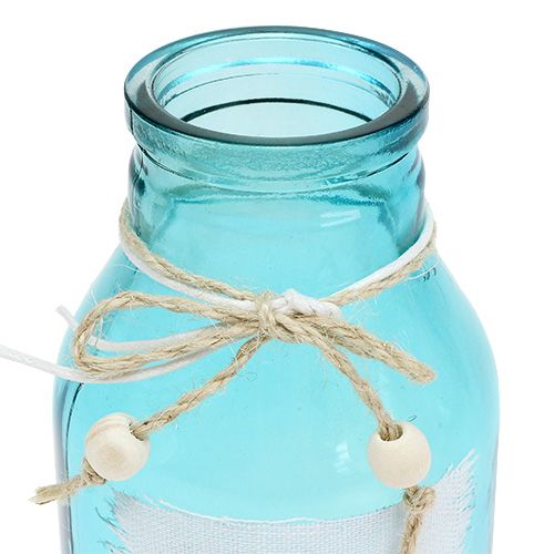 Floristik24 Glasflaskor olika färger Ø8cm H15cm 3st