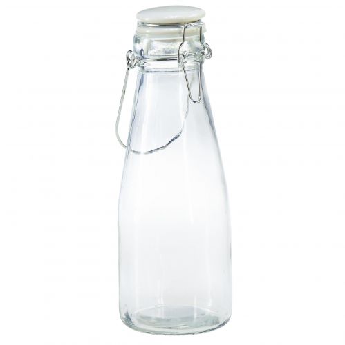 Artikel Flaska dekoration glasflaska med lock Ø8cm 24cm