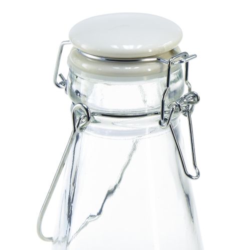 Artikel Flaskdekoration glasflaska med kork Ø8cm 24cm
