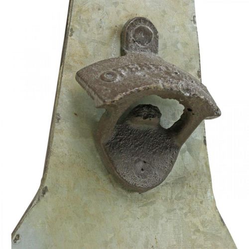 Floristik24 Flasköppnare vintage metalldekoration med uppsamlingsbehållare H41cm