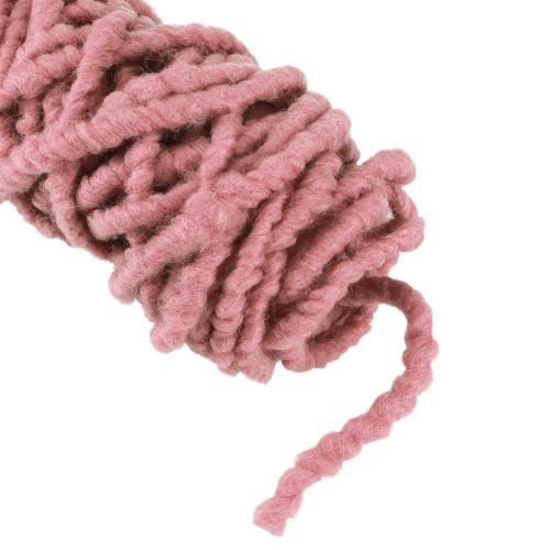 Artikel Fluffig Mirabell filtsnöre gammalrosa 25m