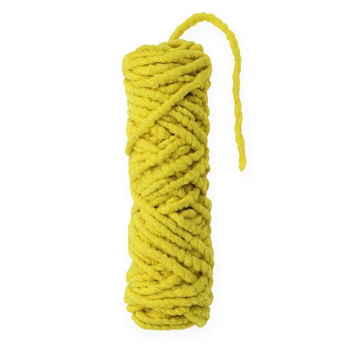 Artikel Filtsnöre fleece Mirabell 25m gul