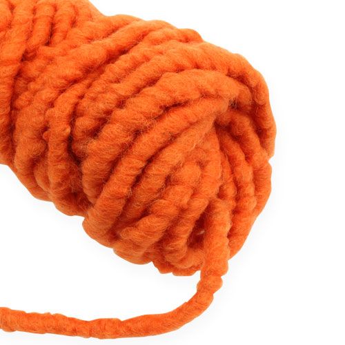 Artikel Filtsnöre fleece Mirabell 25m orange