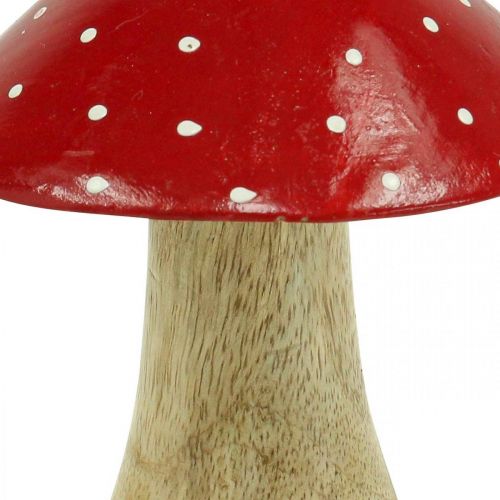 Floristik24 Flugsvamp deco träsvamp höstdekoration trä 11,5×Ø10cm