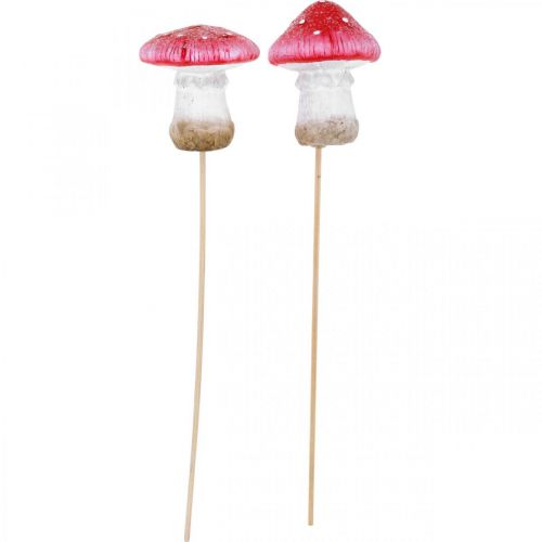 Floristik24 Flugsvamp deco-pluggar höstblomma pluggar diverse H6 / 7cm 6st