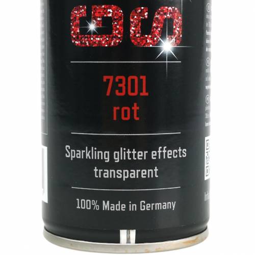 Floristik24 Glitter Spray Röd 400ml