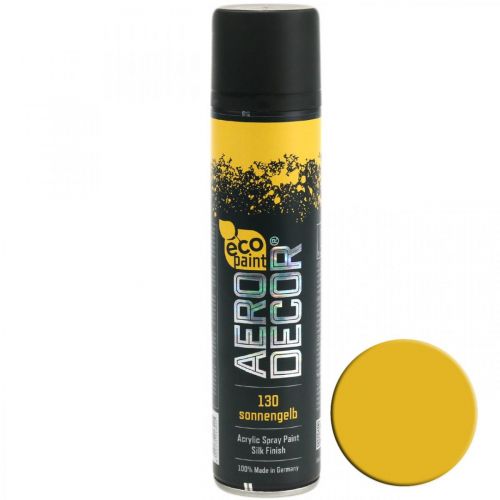 Floristik24 Färgspray sidenmatt solgul 400ml