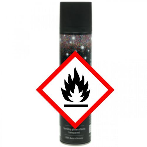 Floristik24 Glitterspray för hantverk färgglad sprayfärg glitter 400ml
