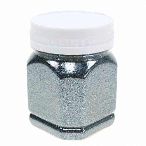 Dekorativ glitter antracit 115g glitter för hantverk