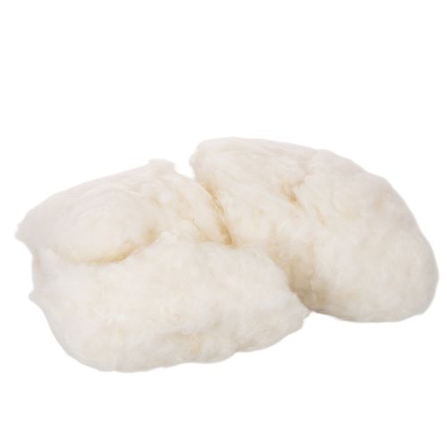 Lös fårull, naturlig ull, vitmelerad, mångsidig, 250 g köpa | Floristik24.se