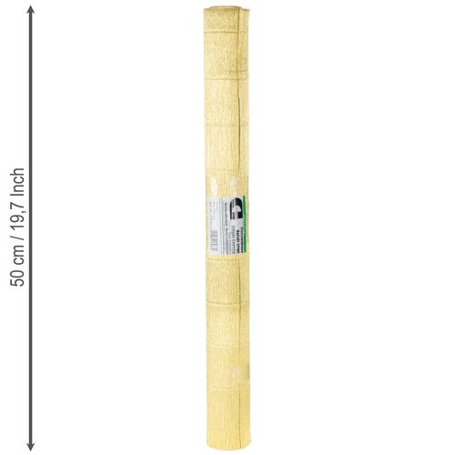 Artikel Florist Crepe Paper Guld 50x250cm