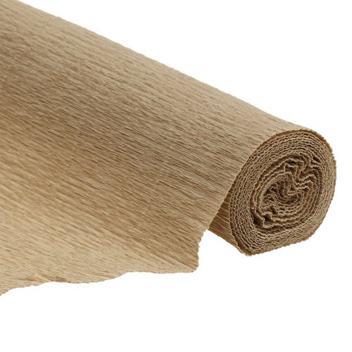 Floristik24 Florist crepe paper natur 50x250cm