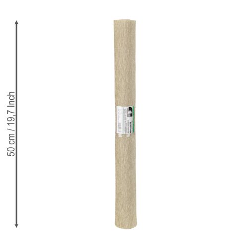 Artikel Florist crepe paper natur 50x250cm