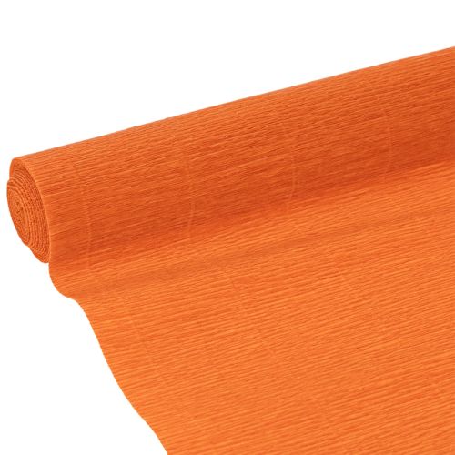 Blomsterpapper, orange rulle, 50x250 cm köpa | Floristik24.se