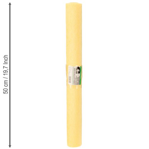 Artikel Florist crepepapper pastellgult 50x250cm