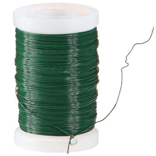 Artikel Floristtråd dekorativ tråd myrtentråd grön 0,30mm 100g 3 st