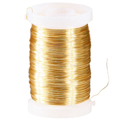 Artikel Floristtråd myrtentråd dekorativ tråd guld 0,30mm 100g 3 st.