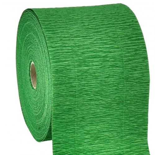 Floristik24 Blomcrepe grön B10cm ytvikt 128g/kvm L250cm 2 st