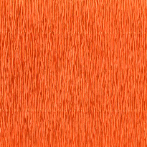Artikel Blomcrepe orange B10cm ytvikt 128g/kvm L250cm 2st